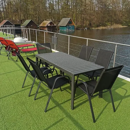 Hausboot-urlaub24 De - Muritz, Festliegend Mit Sauna - Beiboot Buchbar * Buchholz